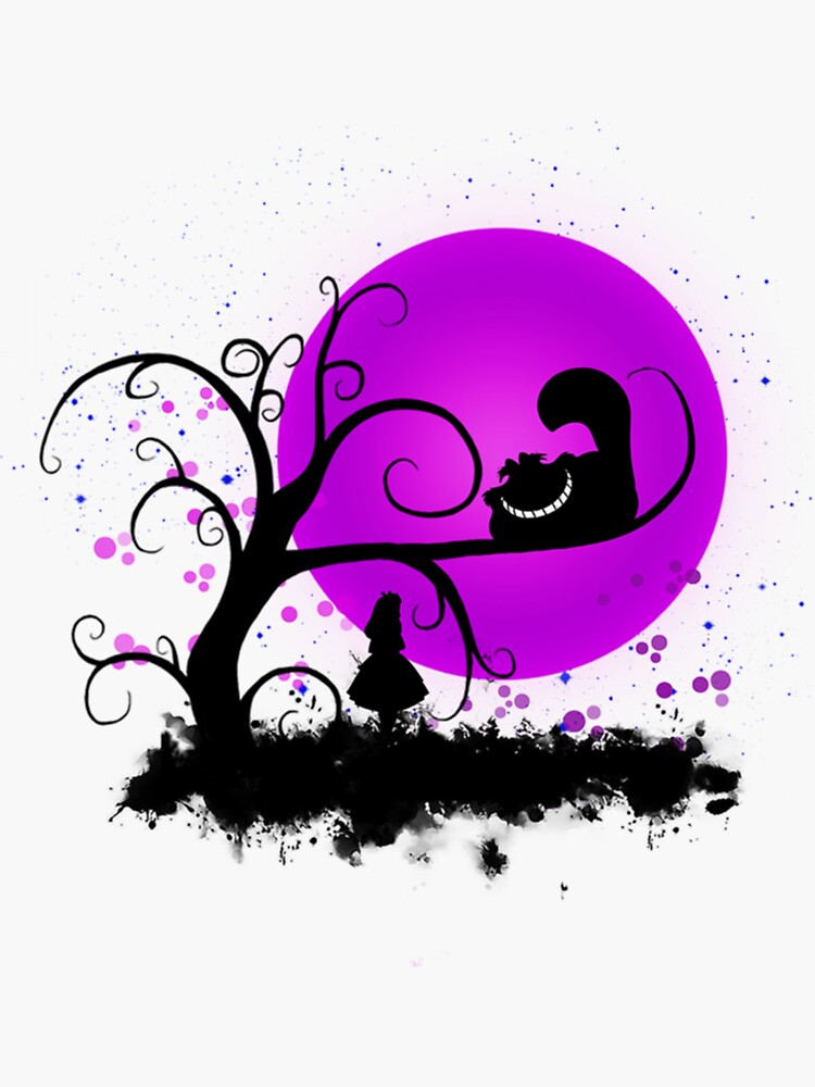 "Alice in Wonderland" Sticker for Sale by eamichael406 Redbubble