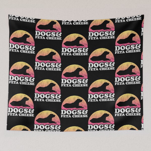 Item preview, Dogs and Feta Cheese Dog and Feta Cheese Lover Gift designed and sold by RustTypeCo.
