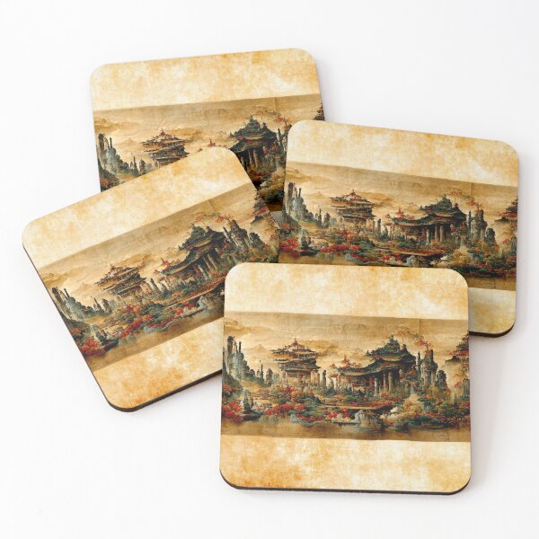 Item preview, Antique Chinese Digital Scroll designed and sold by NTxPhotography.