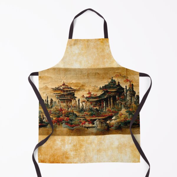 Item preview, Antique Chinese Digital Scroll designed and sold by NTxPhotography.