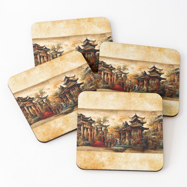 Item preview, Antique Chinese Digital Scroll designed and sold by NTxPhotography.