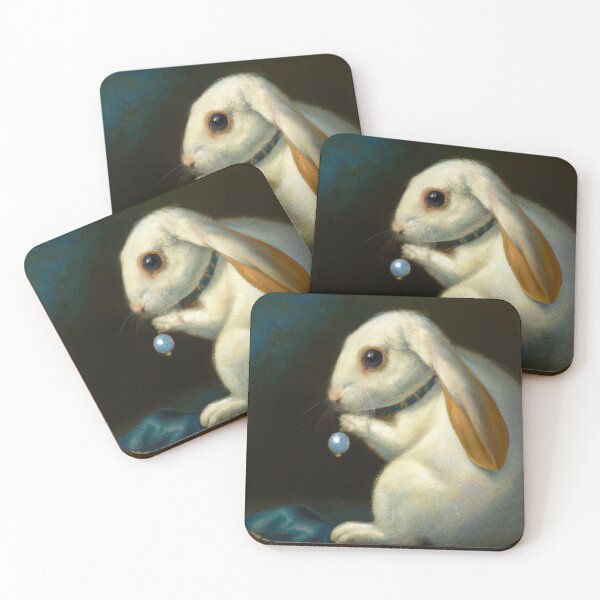 Item preview, "A rabbit with a pearl earring" by Johannes Vermeer designed and sold by nanlos.
