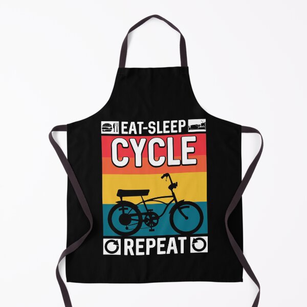 Item preview, Retro Vintage Eat Sleep Cycle Repeat Bike Ride Trainer Cycling designed and sold by BELASKRI STORE.