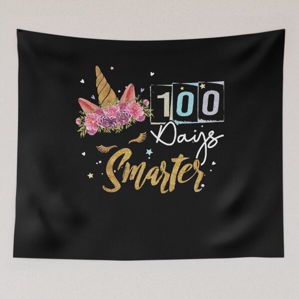 Item preview, 100 Days Smarter Shirt Unicorn 100 Days Of School 100th Day designed and sold by biagileino1.