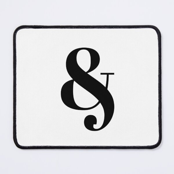Item preview, Black and Classy Minimalistic Ampersand  designed and sold by mcb-jp.
