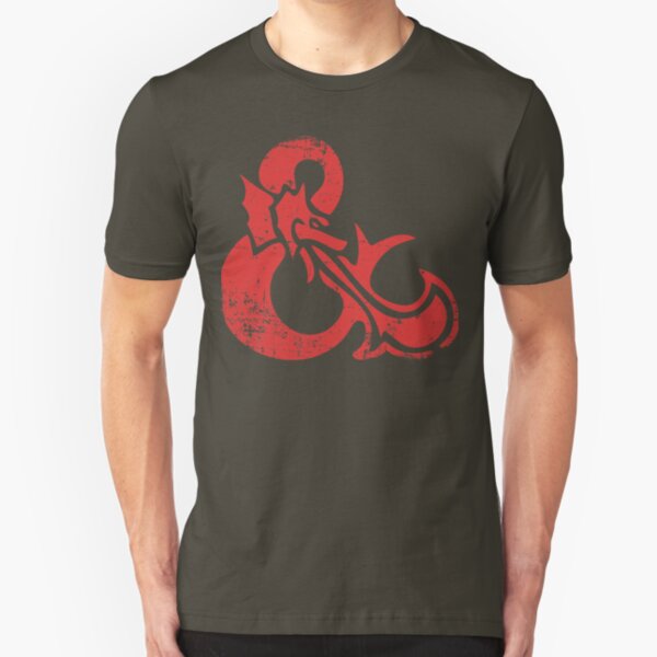Ampersand - Dungeons & Dragons Retro Slim Fit T-Shirt