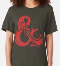 Camiseta ajustada Ampersand - Dungeons & Dragons Retro