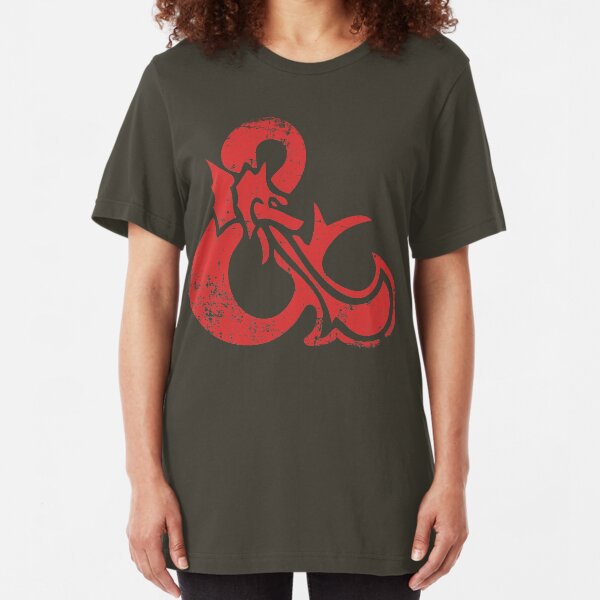 Ampersand - Dungeons & Dragons Retro Slim Fit T-Shirt