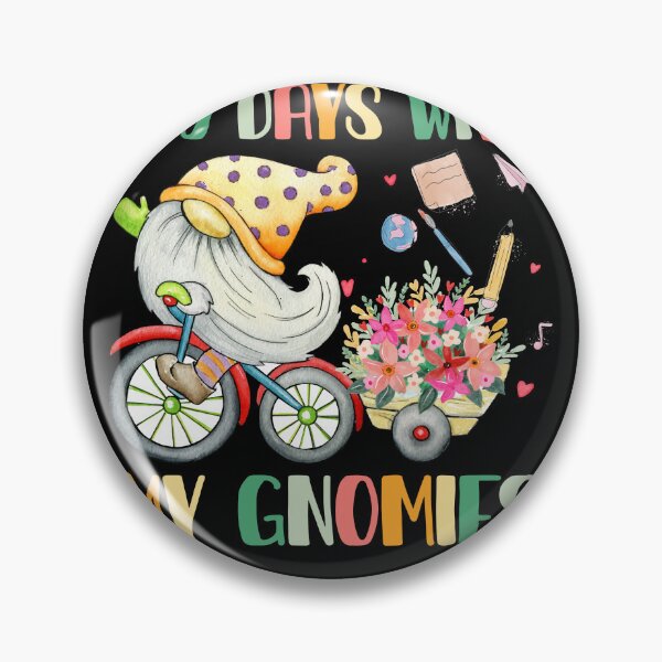 Artikelvorschau, 100 Days With My Gnomies Alles Gute zum 100. Tag des Schullehrers entworfen und verkauft von biagileino1.