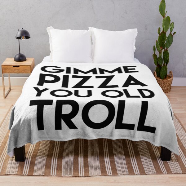 Item preview, Gimme Pizza You Old Troll Premium designed and sold by pezesdadssi9.