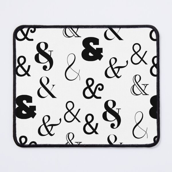 Item preview, Black and Classy Ampersand Pattern designed and sold by mcb-jp.