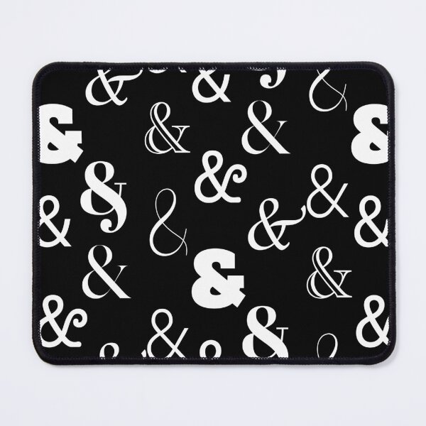 Item preview, Black and White and Classy Ampersand Pattern designed and sold by mcb-jp.