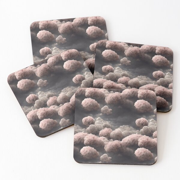 Item preview, 3D Fantasy Clouds in the Sky in grey and pink tones designed and sold by yennyz.