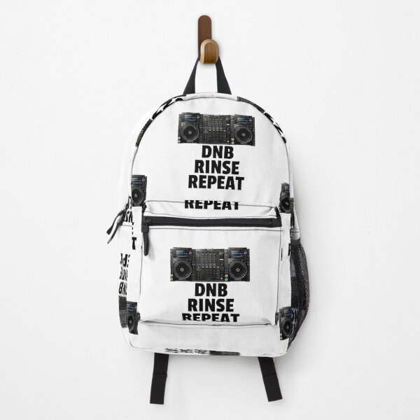 Item preview, DNB Rinse Repeat (black)  designed and sold by Discothreadz.
