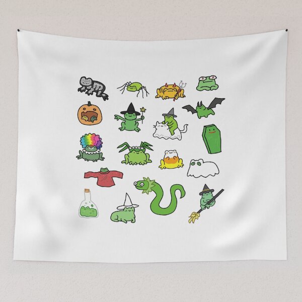 Item preview, more spooky frogs to scare away depression :D designed and sold by TeaBag114.