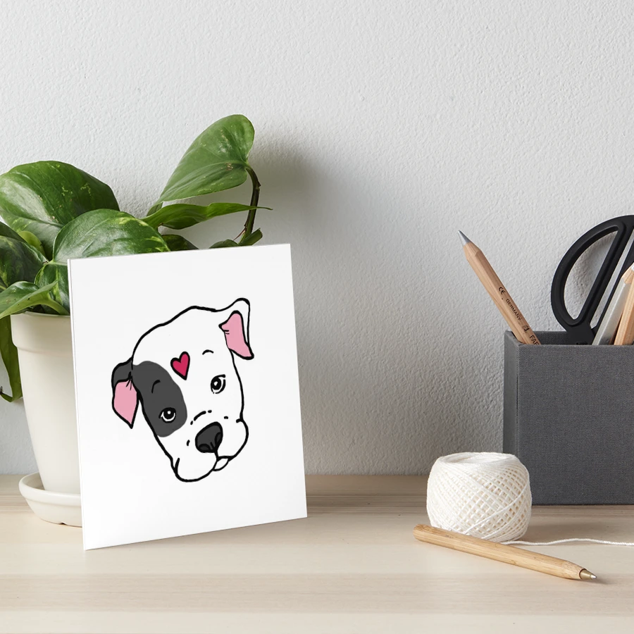 Stanley - Cute Dog Wall Art Print - Studio Patty D