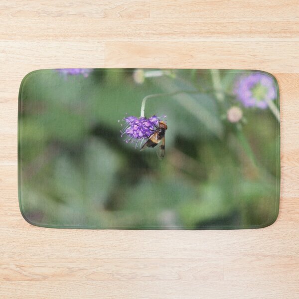 Item preview, bee on a purple wildflower designed and sold by Francespoppy.