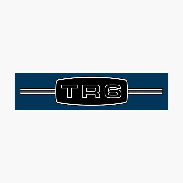 Item preview, Triumph TR6 Badge Logo with Cross-bar designed and sold by CellularSong.