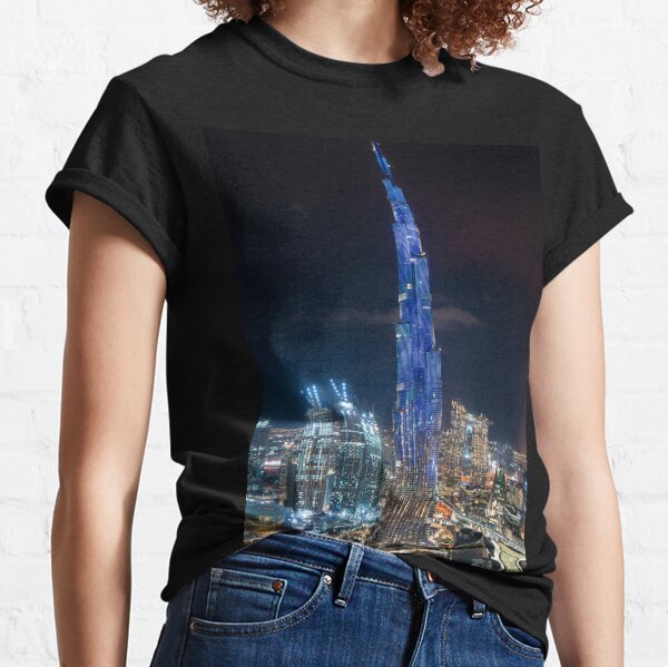 Burj Khalifa, Dubai, United Arab Emirates, UAE Classic T-Shirt