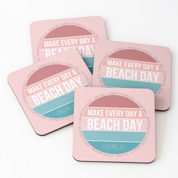 Item preview, Make Every Day a Beach Day and Relax. For pink lovers! designed and sold by ChrisiMM.
