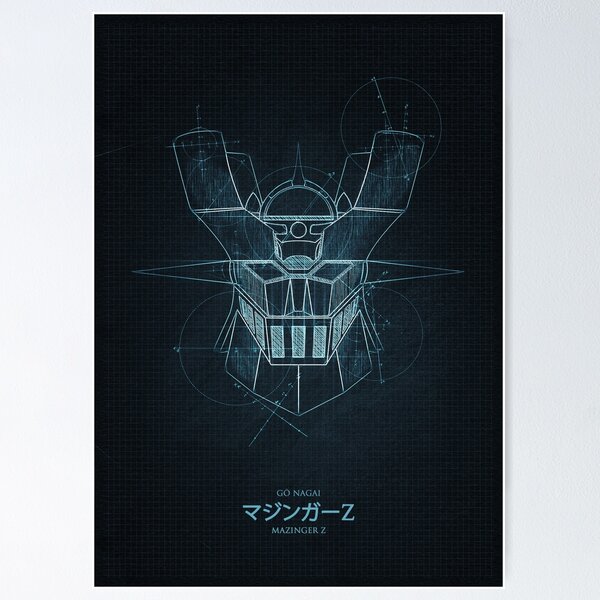 Mazinger Z blue print