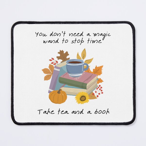 Item preview, Flowery Books and Tea - Take Tea and a Book designed and sold by CraftwithNadia.