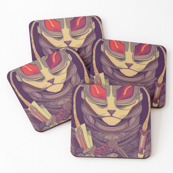 Item preview, Wise Samurai Cat - Looking cool and tough samurai designed and sold by artayki.