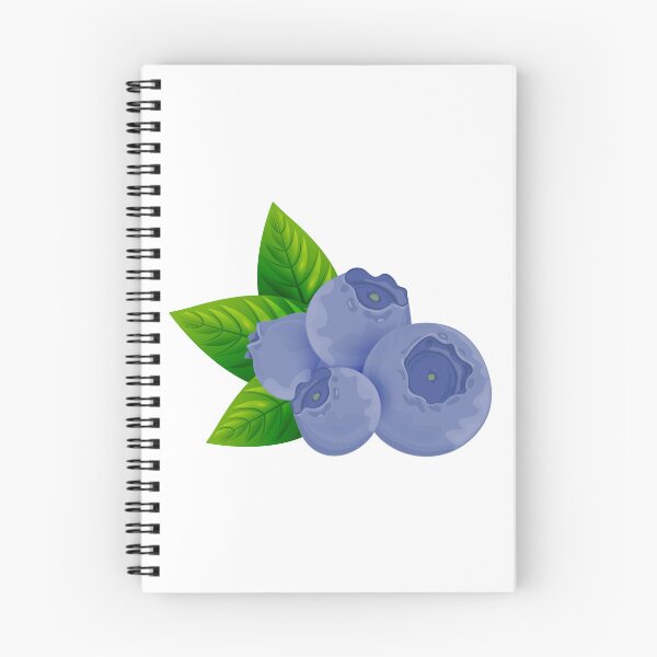 Item preview, Blueberries. Round dark blue sweet berries with green leaves. Black currant.  designed and sold by Mallva.