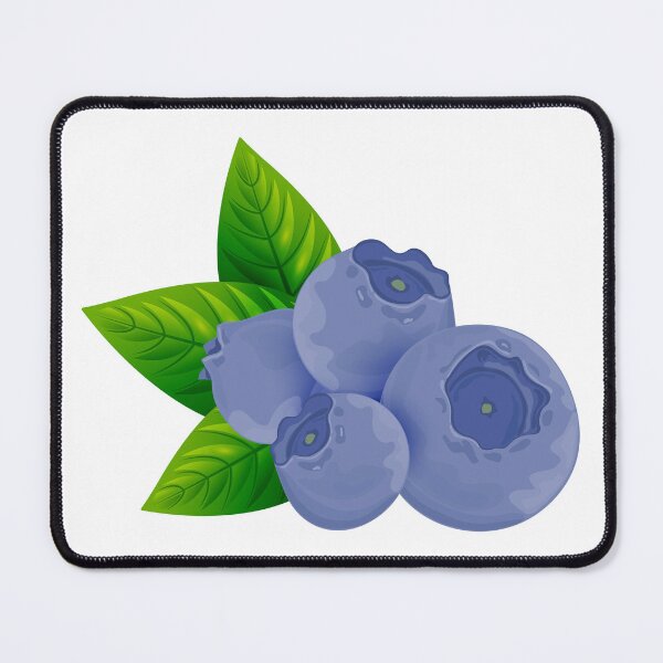 Item preview, Blueberries. Round dark blue sweet berries with green leaves. Black currant. designed and sold by Mallva.