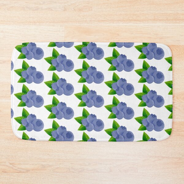 Item preview, Blueberries. Round dark blue sweet berries with green leaves. Black currant.  designed and sold by Mallva.