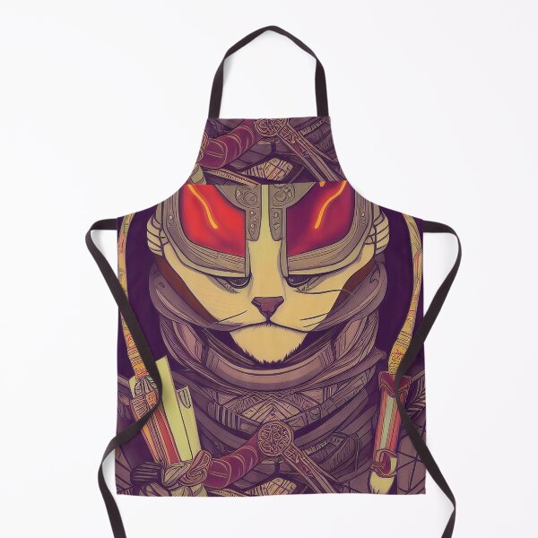 Item preview, Wise Samurai Cat - Looking cool and tough samurai designed and sold by artayki.