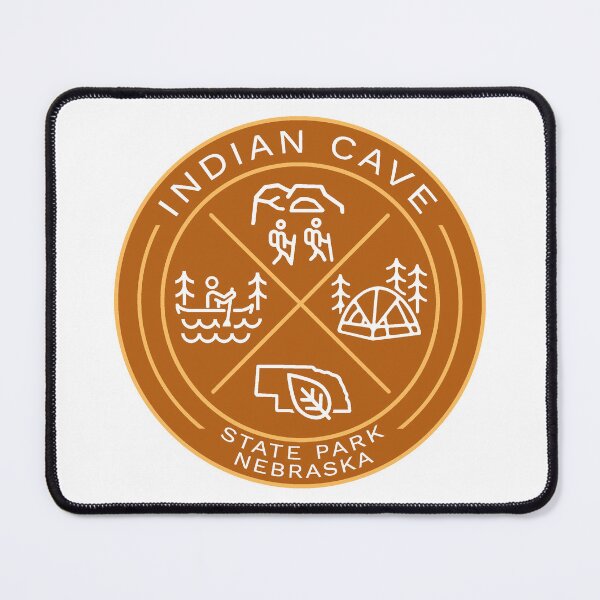 Item preview, Indian Cave State Park NE Heraldic Logo designed and sold by VanyaKar.