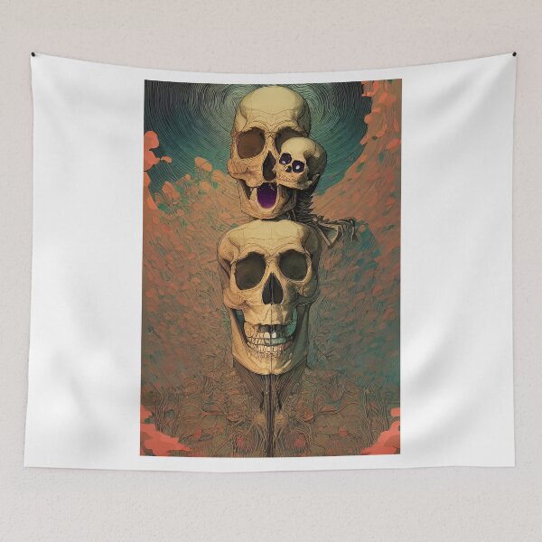 Item preview, "Portrait" Skulls and Skeletons designed and sold by Christopher Droege.