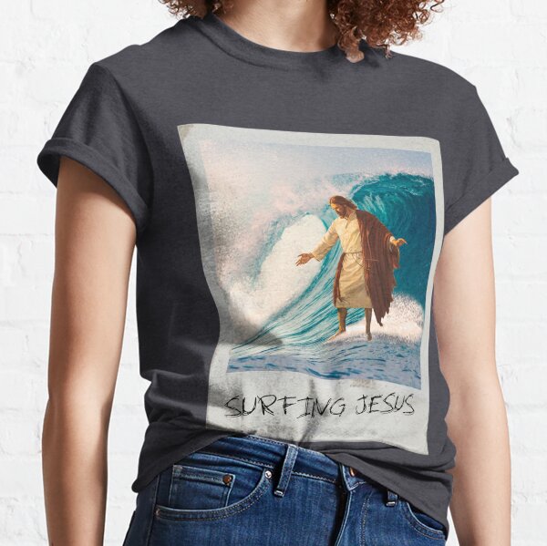 Surfing Jesus Classic T-Shirt