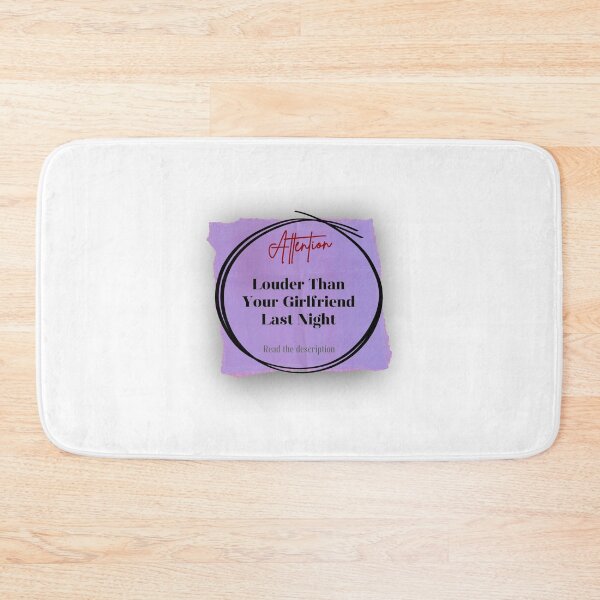 Item preview, louder than your girlfriend last night designed and sold by noha alzohbi.