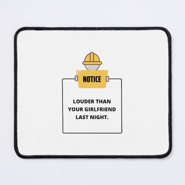 Item preview, louder than your girlfriend last night designed and sold by noha alzohbi.