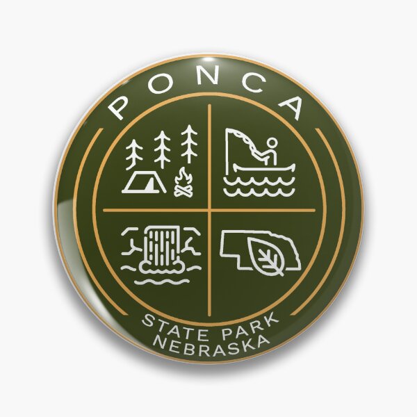 Item preview, Ponca State Park NE Heraldic Logo designed and sold by VanyaKar.