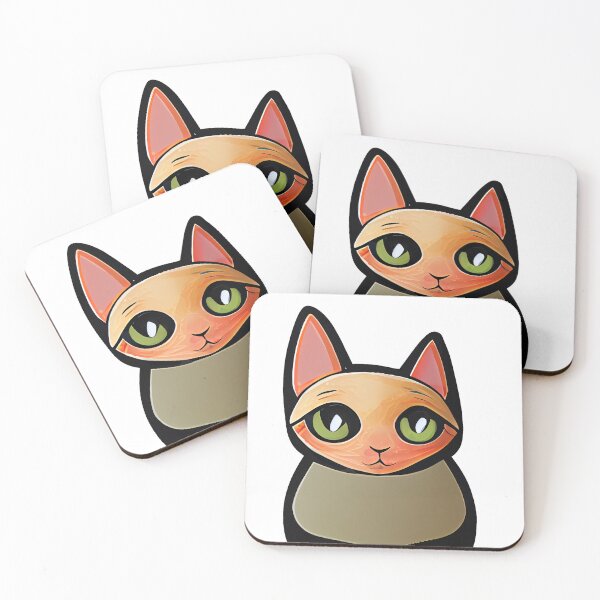 Item preview, A funny cute cat closeup is staring at you designed and sold by KOTOdesign.