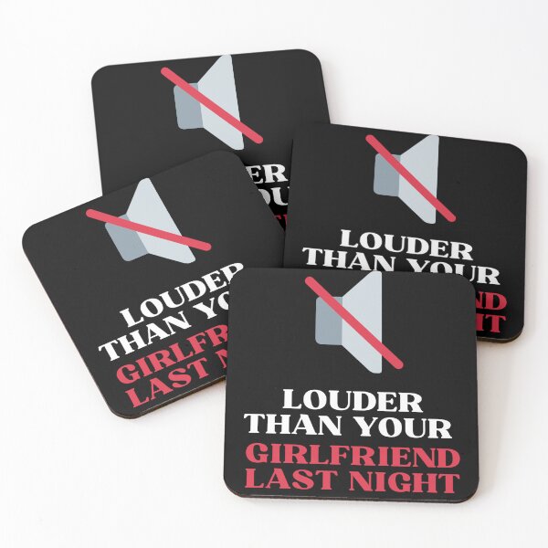 Item preview, louder than your girlfriend last night designed and sold by noha alzohbi.