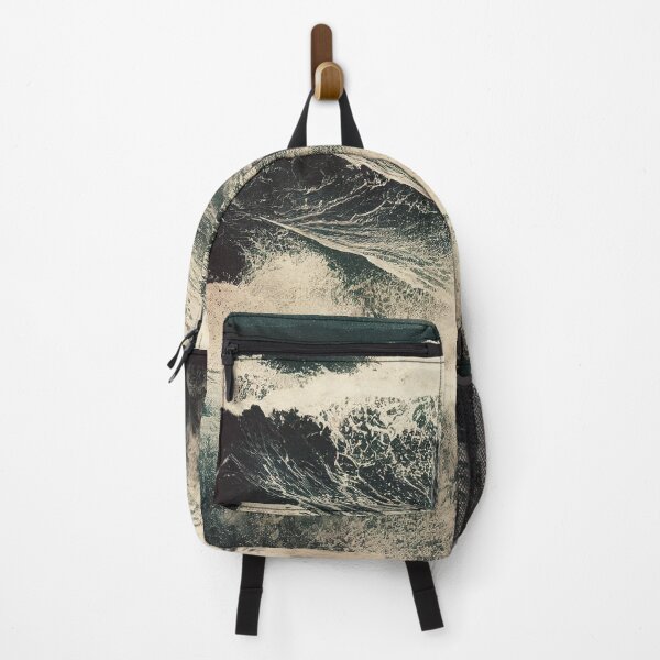 Item preview, Dark Wild Waves Modern Seascape designed and sold by knightsydesign.