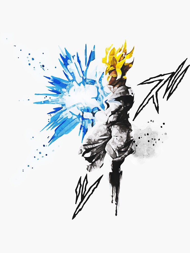 Goku Super Sayajin - InkStickers