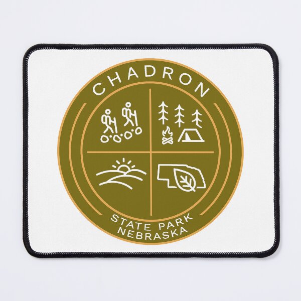 Item preview, Chadron State Park NE Heraldic Logo designed and sold by VanyaKar.
