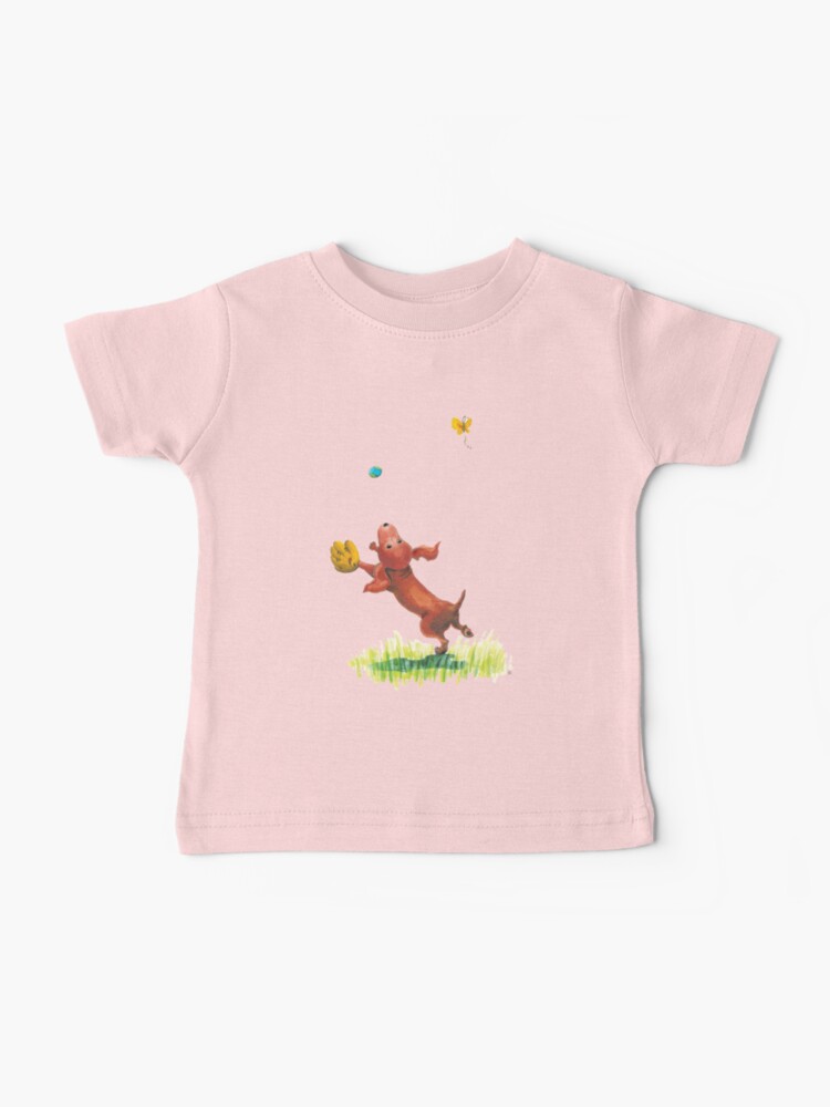 Thumbnail 1 of 2, Baby T-Shirt, A Dachshund’s Wish designed and sold by MintedProse.