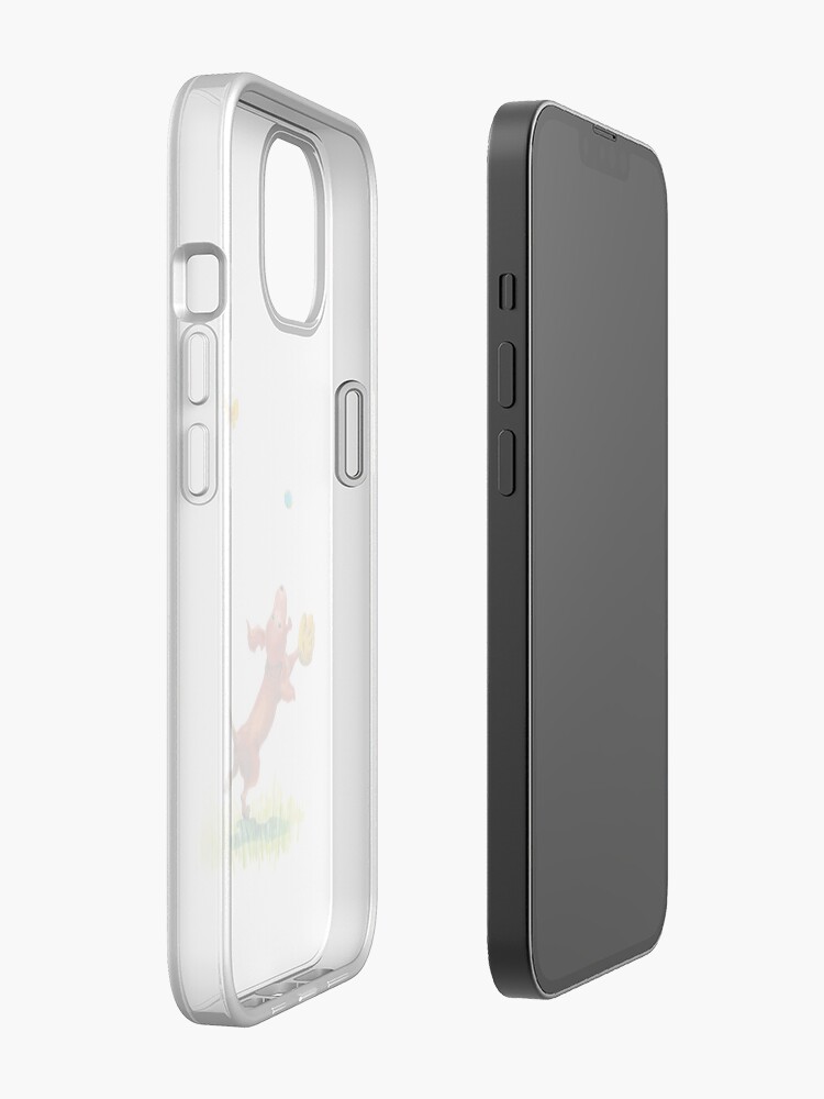 Alternate view of A Dachshund’s Wish iPhone Case