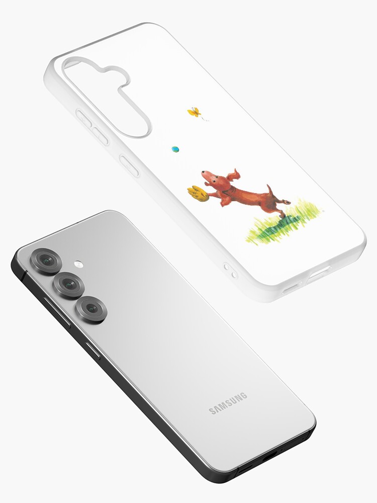 Thumbnail 2 of 4, Samsung Galaxy Phone Case, A Dachshund’s Wish designed and sold by MintedProse.