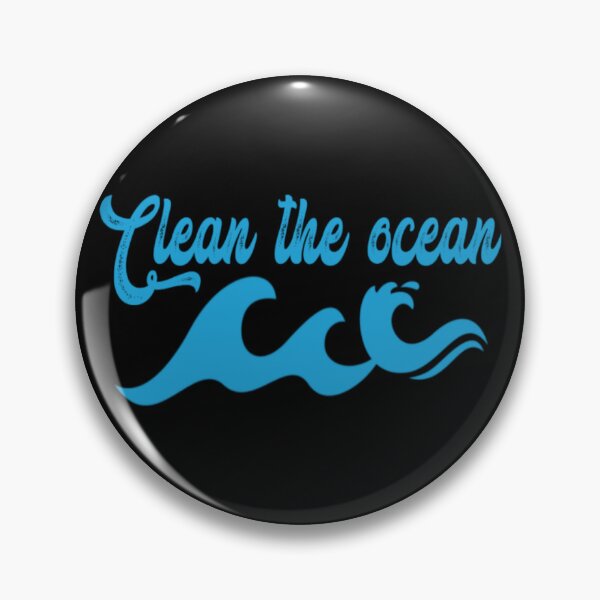 Item preview, Clean the ocean, bleu colorful original,,,  designed and sold by Chakilogy.