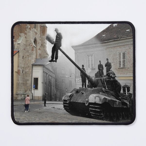 Item preview, Budapest - Castle Hill - German Tank in Kapisztrán square 1944 - 2019 designed and sold by Marc Redmond.