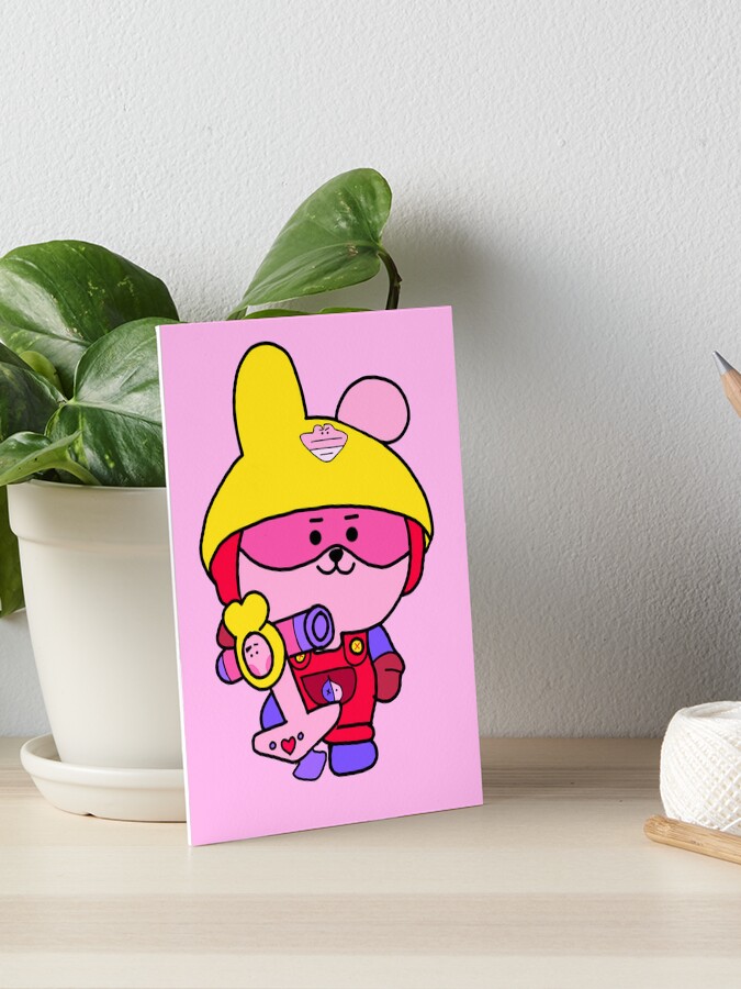 Hogi,Poki,Jeni and Pink fong Art Board Print for Sale by Color-Toonix