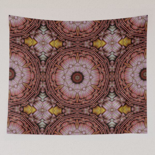 Item preview, pink floral kaleidoscopic celtic pattern and macaroon design designed and sold by mister-john.