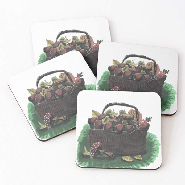 Item preview, Basket of Mushrooms designed and sold by mila-ola.
